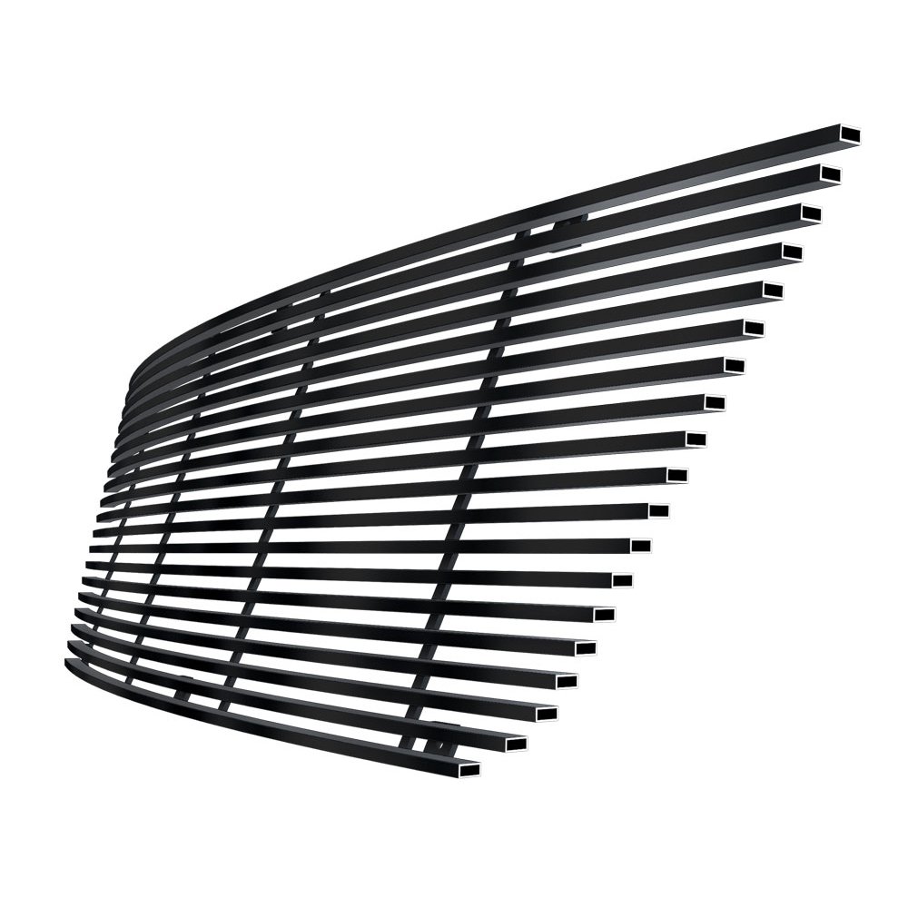 Fits 2003-2006 Ford Expedition Main Upper Black Stainless Steel Billet Grille