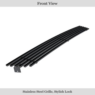 Fits 2004-2005 Ford Ranger Lower Bumper Black Stainless Steel Billet Grille