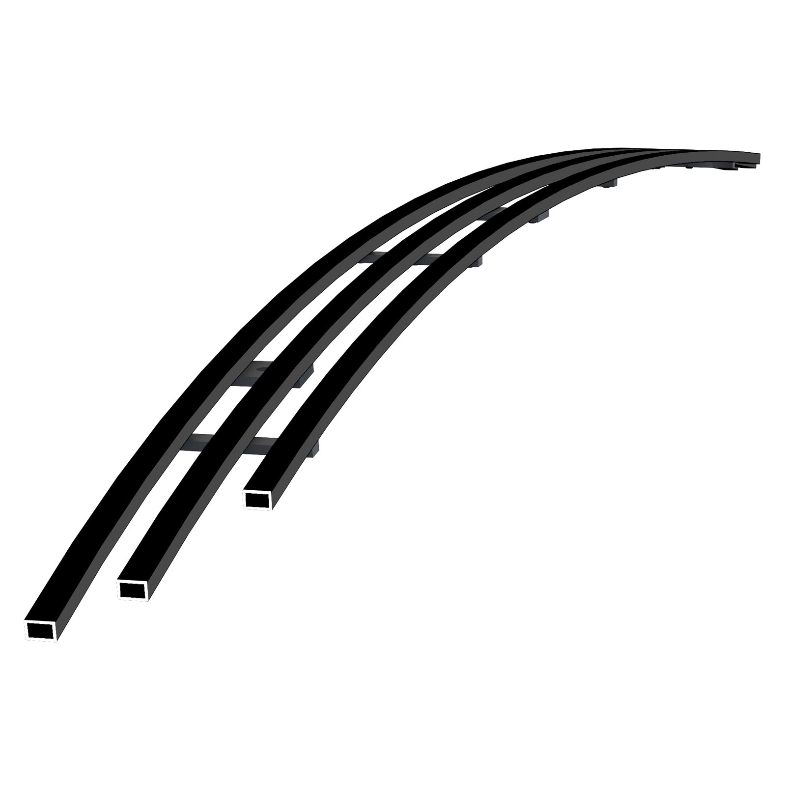 Fits 2008-2011 Ford Focus Not For RS and XR Model Main Upper Black Stainless Steel Billet Grille