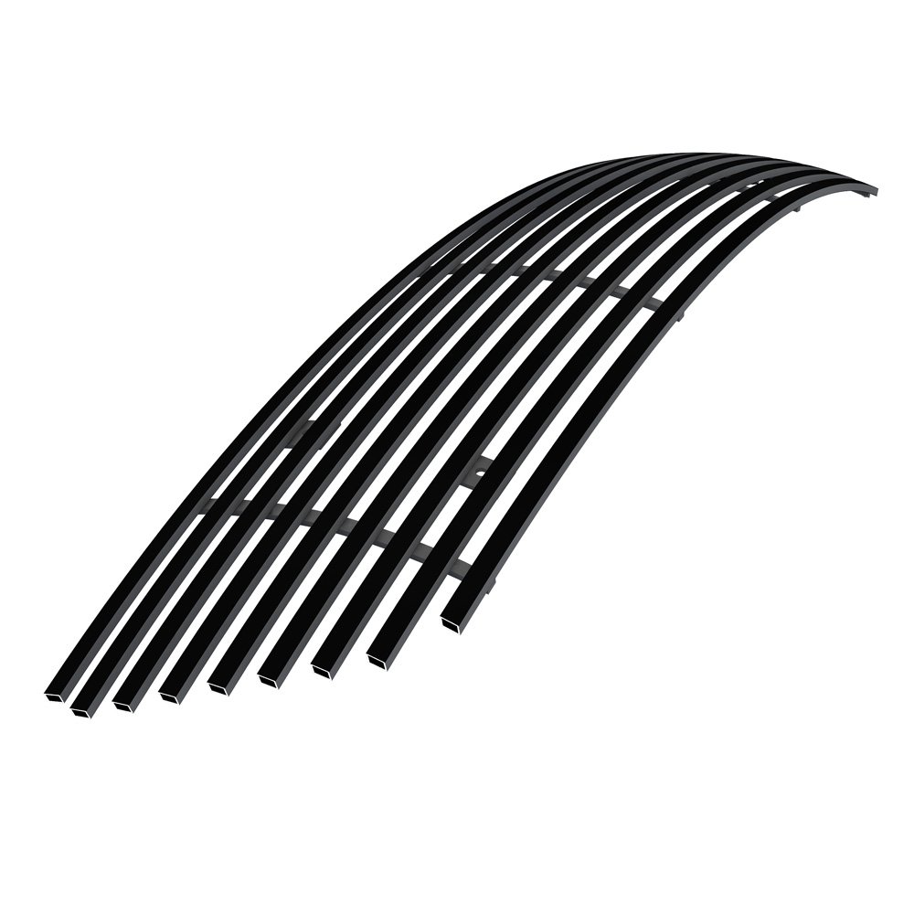 Fits 2004-2006 Mazda Mazda 3 Sport Hatchback Lower Bumper Black Stainless Steel Billet Grille