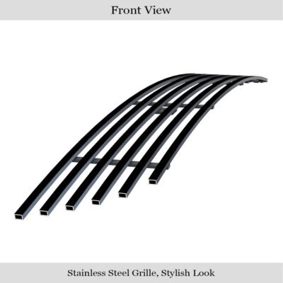 Fits 2008-2010 Infiniti M35 /2008-2010 Infiniti M45 Lower Bumper Black Stainless Steel Billet Grille