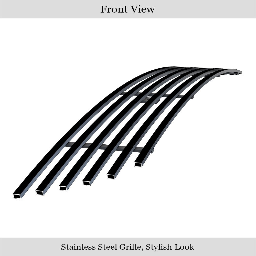 Fits 2008-2010 Infiniti M35 /2008-2010 Infiniti M45 Lower Bumper Black Stainless Steel Billet Grille