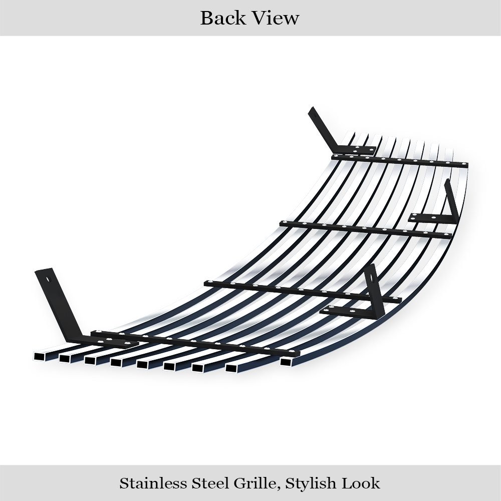 Fits 2004-2006 Nissan Sentra Main Upper Stainless Steel Billet Grille - Image 2