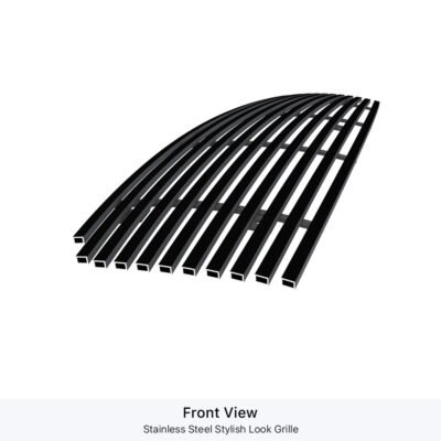 Fits 2002-2005 Hyundai Sonata Main Upper Black Stainless Steel Billet Grille