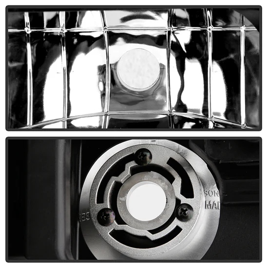 Fits ( Spyder Signature ) Chevy C/K Series 1500/2500/3500 88-99 / Chevy Tahoe 95-99 / GMC C/K Series 1500/2500/3500 / GMC Jimmy 92-94 / GMC Yukon 92-99 ( Replaceable City Lights ) / Chevy Silverado 88-98 / Chevy Suburban 88-98 Projector Headlights - Black - Hi - Image 6