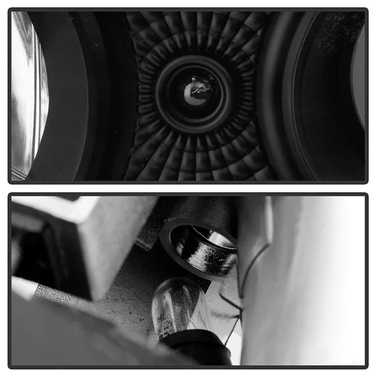 Fits ( Spyder Signature ) Chevy C/K Series 1500/2500/3500 88-99 / Chevy Tahoe 95-99 / GMC C/K Series 1500/2500/3500 / GMC Jimmy 92-94 / GMC Yukon 92-99 ( Replaceable City Lights ) / Chevy Silverado 88-98 / Chevy Suburban 88-98 Projector Headlights - Black - Hi - Image 5