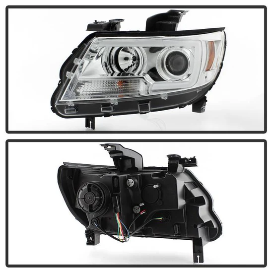 Fits ( Spyder Signature ) Chevy Colorado 15-22 Projector Headlights - Light Bar LED - Chrome - Image 8