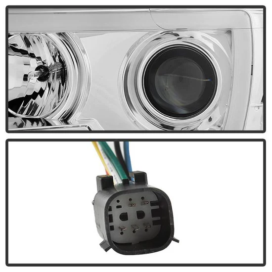 Fits ( Spyder Signature ) Chevy Colorado 15-22 Projector Headlights - Light Bar LED - Chrome - Image 7