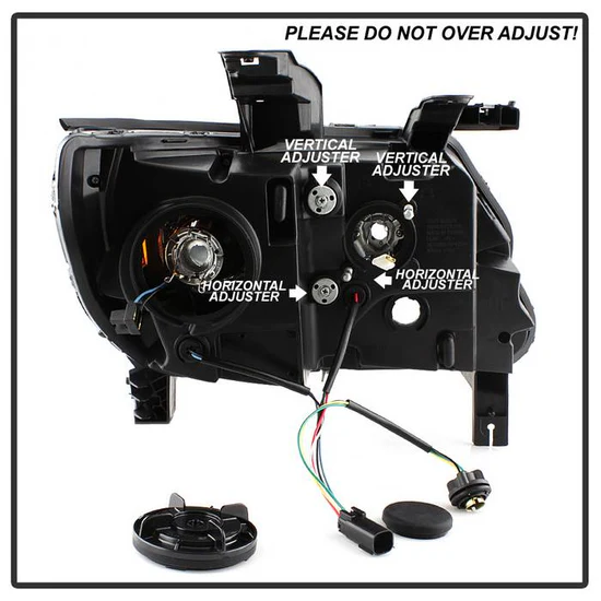 Fits ( Spyder Signature ) Chevy Colorado 15-22 Projector Headlights - Light Bar LED - Chrome - Image 5