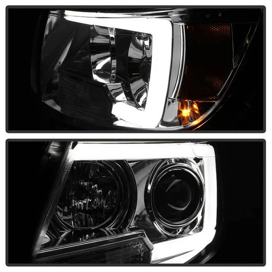 Fits ( Spyder Signature ) Chevy Colorado 15-22 Projector Headlights - Light Bar LED - Chrome - Image 3