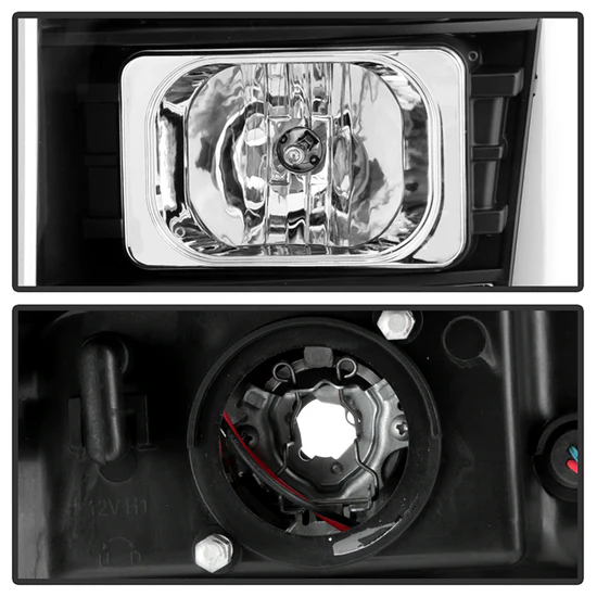 Fits ( Spyder Platinum ) Ford F-250/350/450 Super Duty 2011-2016 Version 2 High-Power LED Module ( Low Beam ) Equipped Headlights - White Light Bar Parking Light - Low Beam: LED (Included) - High Beam: H1 (Included) - Turn Signal: 3157 (Not Included) - Black - Image 6