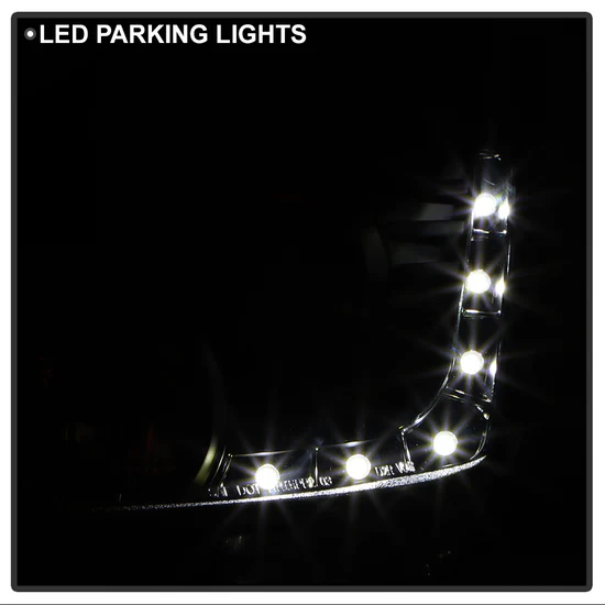 Fits ( Spyder Signature ) Nissan 350Z 03-05 Projector Headlights - Xenon/HID Model Only ( Not Compatible With Halogen Model ) - DRL - Black - High H7 (Included) - Low D2R (Not Included) - Image 2