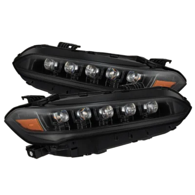 Fits 22-25 Honda Civic NOVA-Series LED Projector Headlights Alpha-Black