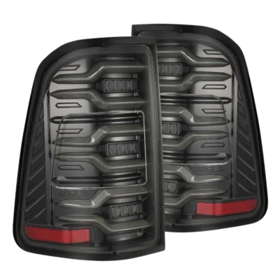 Fits 25 Ram 1500 LUXX-Series LED Tail Lights Alpha-Black