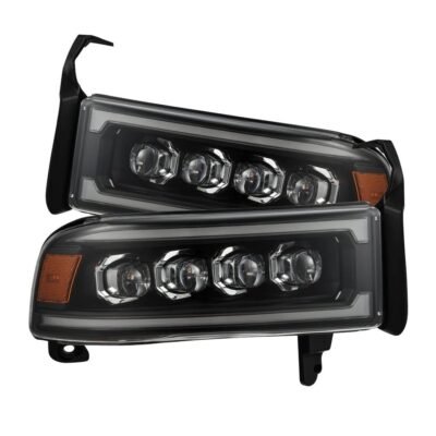 Fits 94-01 Dodge Ram 1500/94-02 Ram 2500/3500 NOVA-Series LED Headlights Black (ETA early Jan)