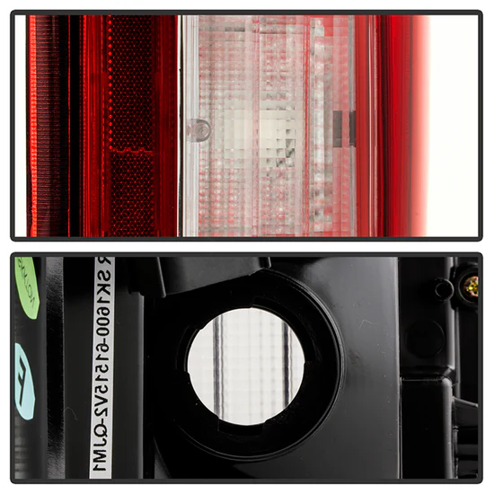 Fits Ford F150 2015-2017 Light Bar LED Tail Lights (not compatible with rear blind spot sensor models) - Red Clear - Image 5