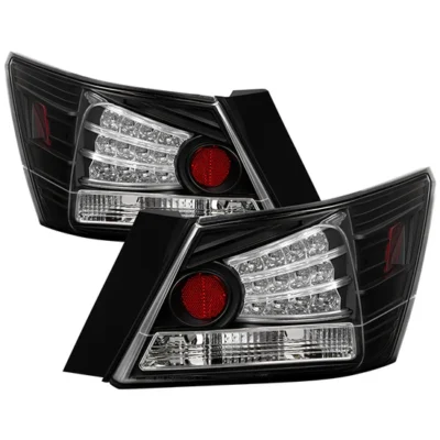 Fits Honda Accord 08-12 4DR LED Tail Lights - Black