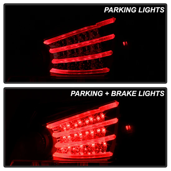 Fits Honda Accord 08-12 4DR LED Tail Lights - Black - Image 13