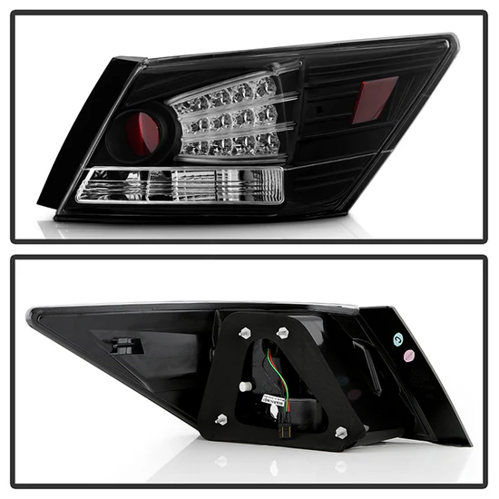 Fits Honda Accord 08-12 4DR LED Tail Lights - Black - Image 14