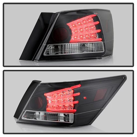Fits Honda Accord 08-12 4DR LED Tail Lights - Black - Image 7