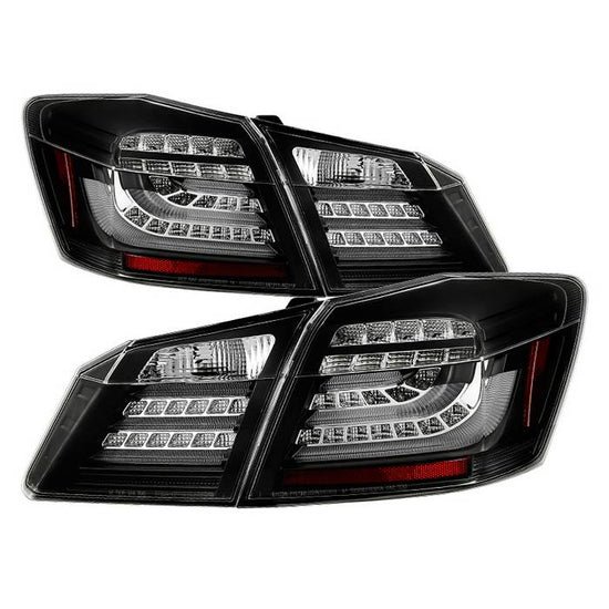 Fits Honda Accord 08-12 4DR LED Tail Lights - Black - Image 6