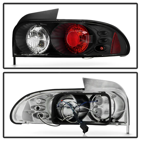 Fits Subaru Impreza 93-01 Euro Style Tail Lights - Black - Image 7