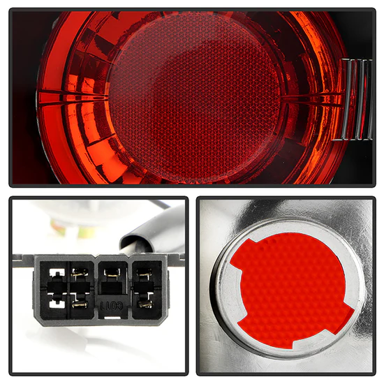 Fits Subaru Impreza 93-01 Euro Style Tail Lights - Black - Image 6