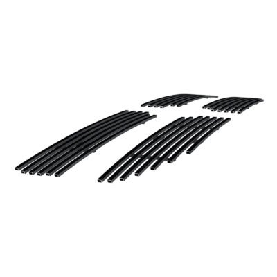 Fits 2006-2012 Dodge Caliber Main Upper Black Stainless Steel Billet Grille