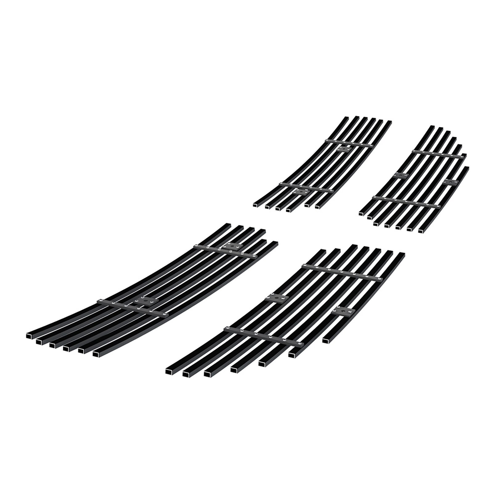 Fits 2006-2012 Dodge Caliber Main Upper Black Stainless Steel Billet Grille - Image 2