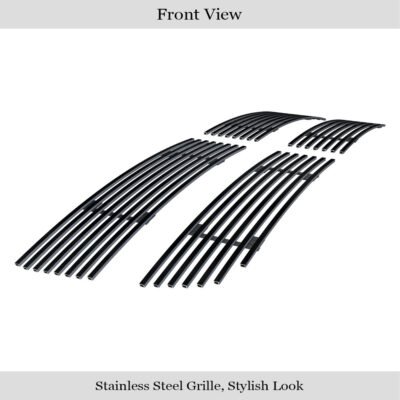 Fits 2010-2012 Ram 2500 Not For Laramie Package/2010-2012 Ram 3500 Not For Laramie Package Main Upper Black Stainless Steel Billet Grille