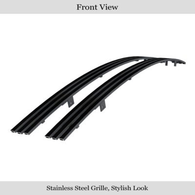 Fits 2005-2007 Dodge Magnum Except SRT8 Lower Bumper Black Stainless Steel Billet Grille