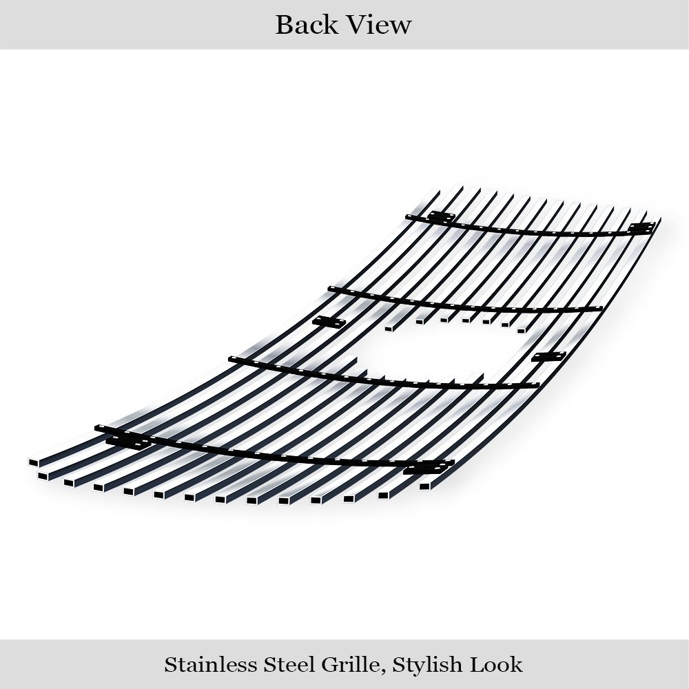 Fits 2007-2009 Toyota Tundra With Logo Show Main Upper Stainless Steel Billet Grille - Image 2