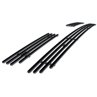 Fits 2001-2003 Toyota RAV4 Not For S Model Lower Bumper Black Stainless Steel Billet Grille