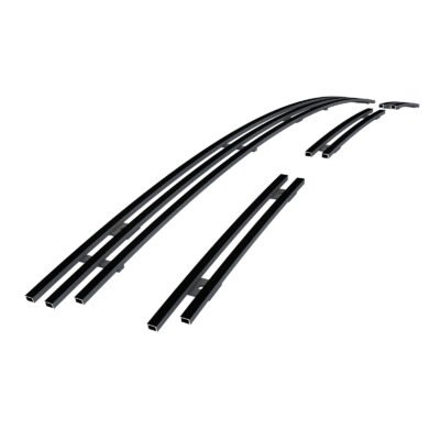 Fits 2009-2012 Toyota RAV4 Not for Limited Lower Bumper Black Stainless Steel Billet Grille