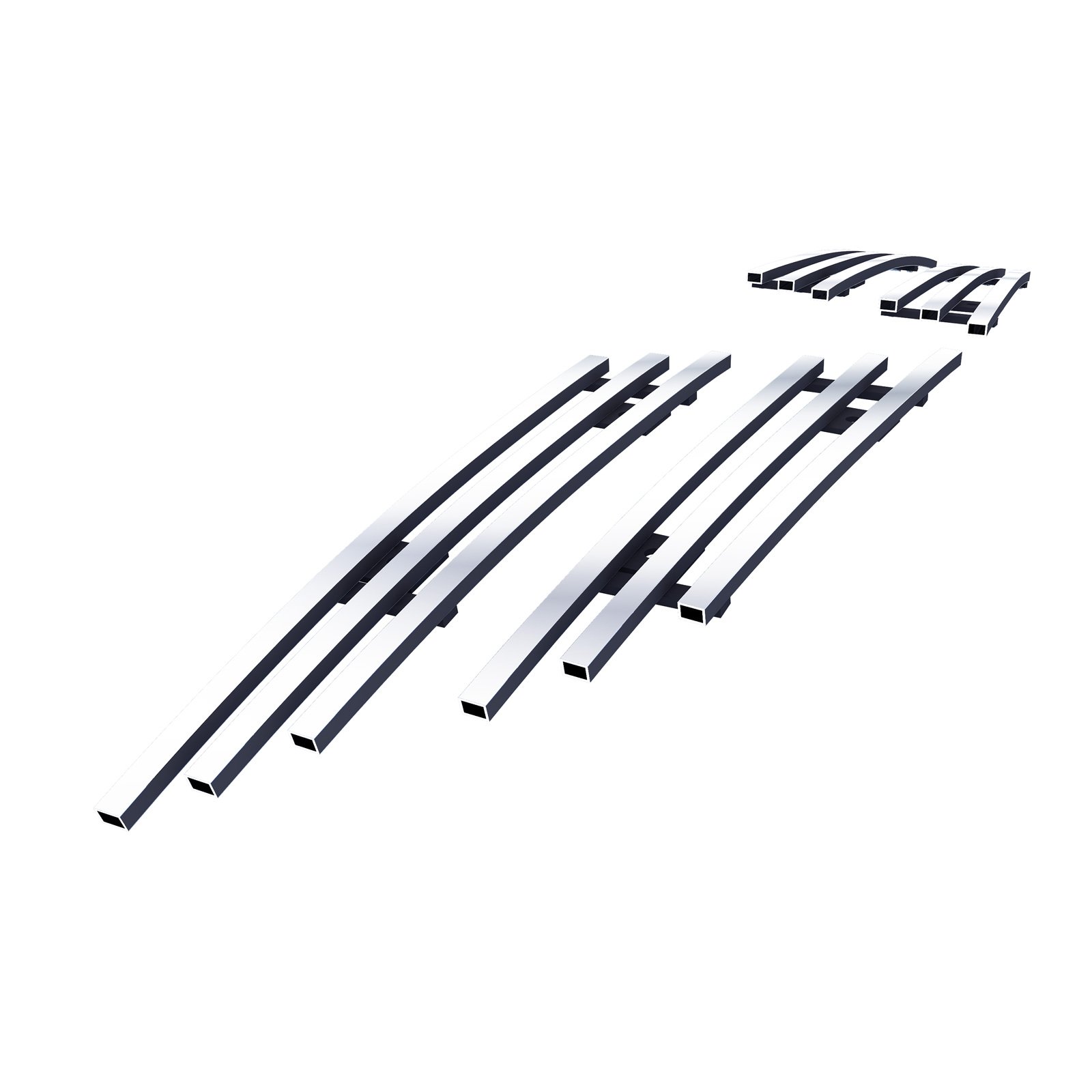 Fits 2013-2015 Toyota RAV4 Main Upper Stainless Steel Billet Grille