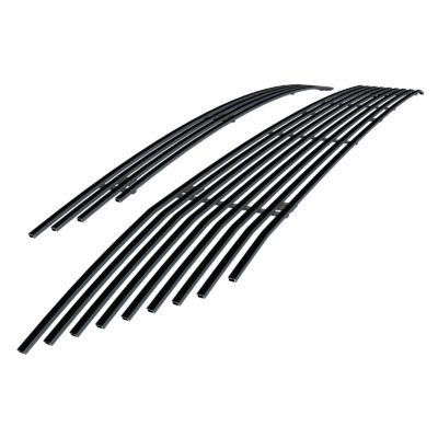 Fits 2016-2018 Toyota RAV4 Without Camera (Not for SE) Lower Bumper Black Stainless Steel Billet Grille