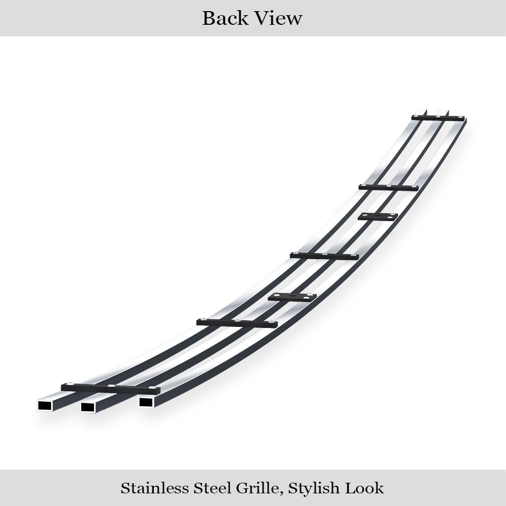 Fits 2014-2021 Toyota Tundra Lower Bumper Stainless Steel Billet Grille - Image 2