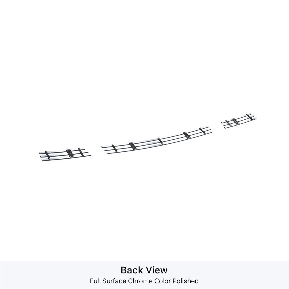 Fits 2010-2013 Toyota Tundra Lower Bumper Stainless Steel Billet Grille - Image 2