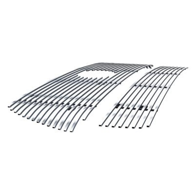 Fits 2008-2012 Toyota Sequoia Main Upper + Lower Bumper Stainless Steel Billet Grille