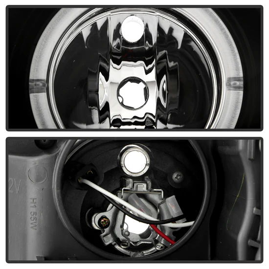 Fits ( Spyder Signature ) BMW E38 7-Series 99-01 Projector Headlights 1PC - Xenon/HID Model Only ( Not Compatible With Halogen Model ) - LED Halo - Black - High H1 - Low D2S (Not Included) - Image 9