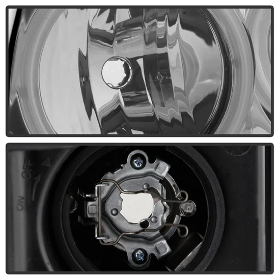 Fits ( Spyder Signature ) Ford F150 04-08 Projector Headlights - Version 2 - CCFL Halo - LED ( Replaceable LEDs ) - Black - High H1 (Included) - Low 9006 (Included) - Image 7