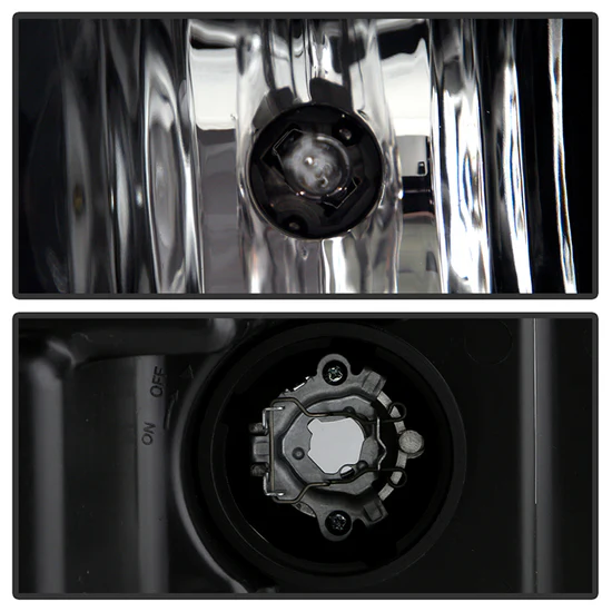 Fits ( Spyder Signature ) Ford F150 04-08 Projector Headlights - Version 2 - CCFL Halo - LED ( Replaceable LEDs ) - Black Smoke - High H1 (Included) - Low 9006 (Included) - Image 7