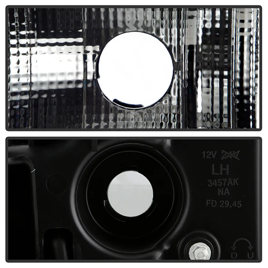 Fits ( Spyder Signature ) Ford F150 04-08 Projector Headlights - Version 2 - CCFL Halo - LED ( Replaceable LEDs ) - Black Smoke - High H1 (Included) - Low 9006 (Included) - Image 6