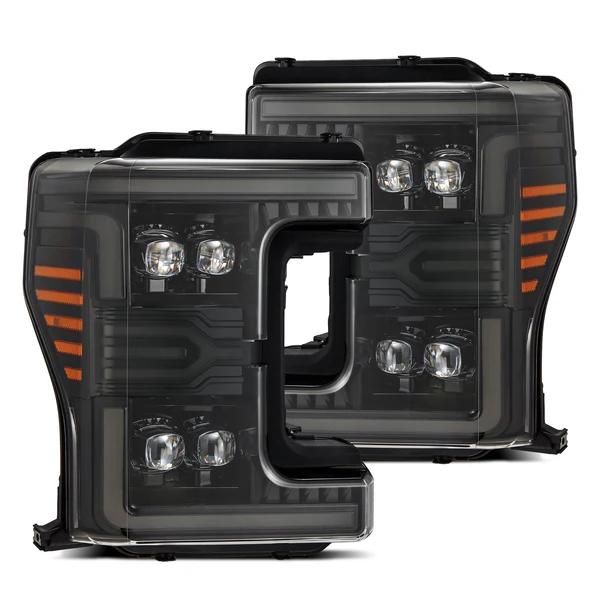 Fits 17-19 Ford Super Duty MKII NOVA-Series LED Projector Headlights Alpha-Black (ETA early Feb)