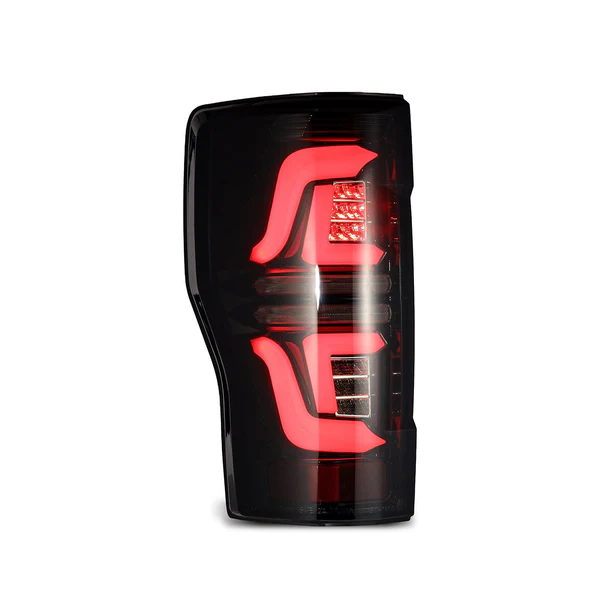 Fits 17-19 Ford Super Duty PRO-Series LED Tail Lights Jet Black - Image 3