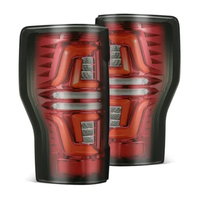 Fits 17-19 Ford Super Duty PRO-Series LED Tail Lights Red Smoke