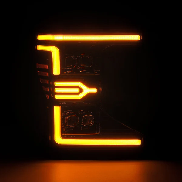 Fits 20-22 Ford Super Duty NOVA-Series LED Projector Headlights Alpha-Black (ETA early Mar) - Image 5