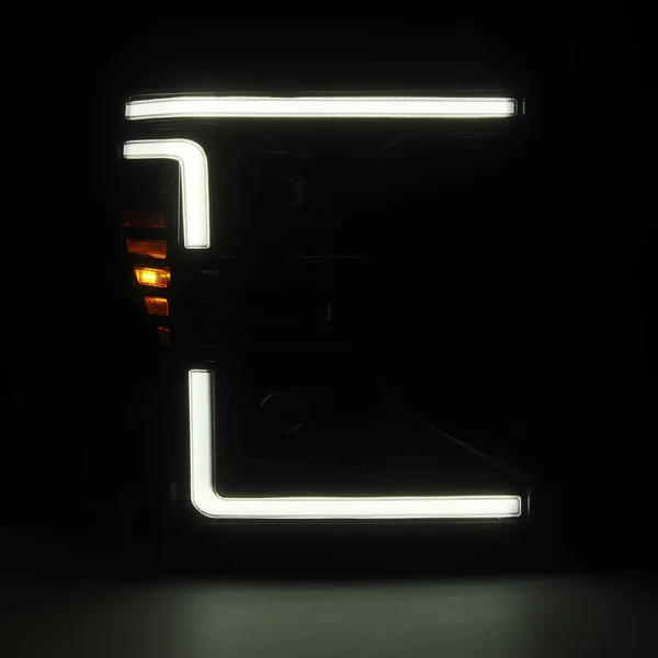 Fits 20-22 Ford Super Duty PRO-Series Halogen Projector Headlights Alpha-Black - Image 4