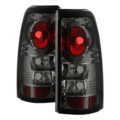 Fits Chevy Silverado 1500/2500 99-02 (Not Fit Stepside) / GMC Sierra 1500/2500/3500 99-06 and 2007 Sierra Classic Euro Style Tail Lights - Smoke