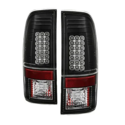 Fits Ford Super Duty F-250/ F-350/ F-450 08-16 LED Tail Lights - Black